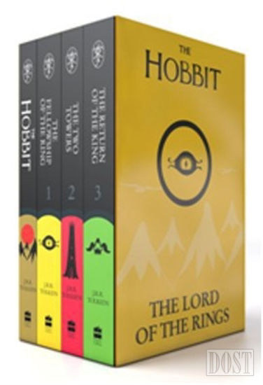 The Hobbit and The Lord of the Rings Boxed Set (4 Kitap)